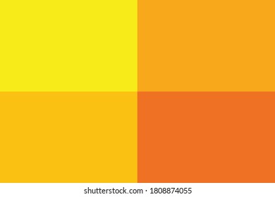 Papel mural de rayas horizontales amarillo y naranja. Imagen vectorial. Fondo simple.