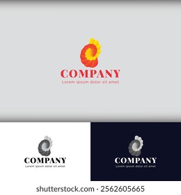 Yellow and Orange Logo Design: A Symbol of Warmth, Energy, and Optimism