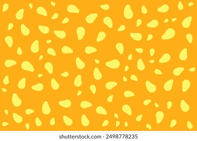 Yellow, Orange Mango fruit seamless background texture, freshness fruit and drink, gift, present box paper, backdrop