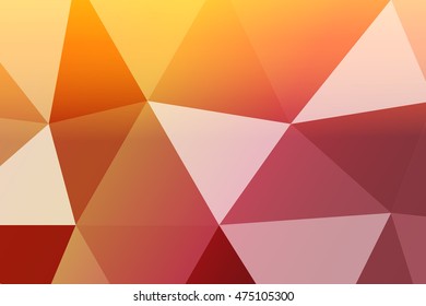 yellow, orange multicolor polygonal geometric banner with rumpled triangular low poly origami style background. vector illustration. for your idea business, wallpaper, web-design.