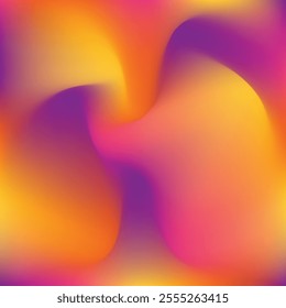yellow orange pink purple color gradiant illustration. yellow orange pink purple color gradiant background. not focused image of bright yellow orange pink purple color gradation.
