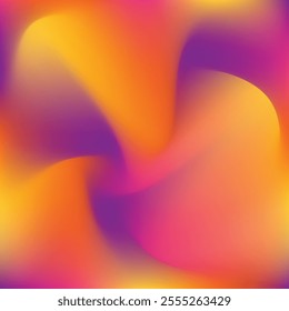 yellow orange pink purple color gradiant illustration. yellow orange pink purple color gradiant background. not focused image of bright yellow orange pink purple color gradation.

