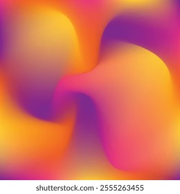 yellow orange pink purple color gradiant illustration. yellow orange pink purple color gradiant background. not focused image of bright yellow orange pink purple color gradation.
