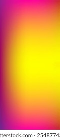 Amarillo, naranja, fondo de gradiente de Vertical de neón rojo. Fondo de gradiente de Vertical de neón brillante. Superposición de color fluido vívido para el App móvil. Cartel de superposición de contraste holográfico. Color fluido 3D.