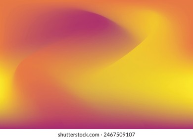 Yellow, orange and rose color combination gradient background design.Yellow, orange and rose color  dynamic type of gradient background.