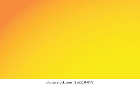 Yellow orange smooth gradient with spotlight abstract background for presentation