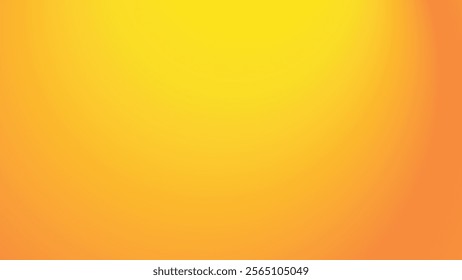 Yellow orange smooth gradient with spotlight abstract background for presentation