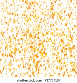 yellow and orange spot pattern on white background, vector illustration