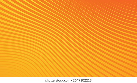 Yellow orange stripes line background for modern abstract seamless pattern fabric web and graphic design