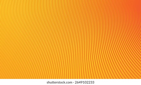 Fondo de línea de rayas naranjas amarillas para Web y Diseño gráfico de tela de patrón sin costuras abstracto moderno