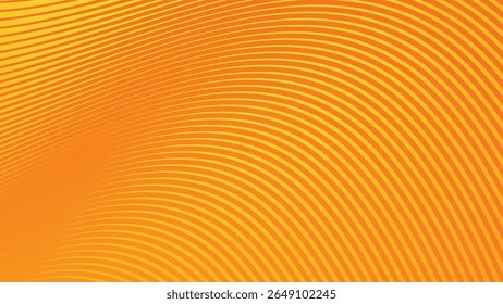 Fondo de línea de rayas naranjas amarillas para Web y Diseño gráfico de tela de patrón sin costuras abstracto moderno