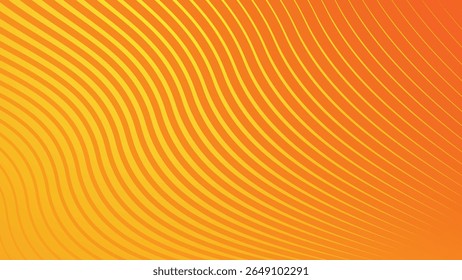 Fondo de línea de rayas naranjas amarillas para Web y Diseño gráfico de tela de patrón sin costuras abstracto moderno