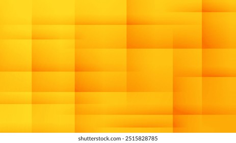 Fondo abstracto de Vector amarillo y naranja con Formas geométricas simples