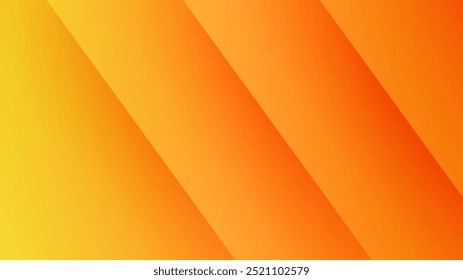 Vetor amarelo e laranja de fundo abstrato com formas geométricas simples