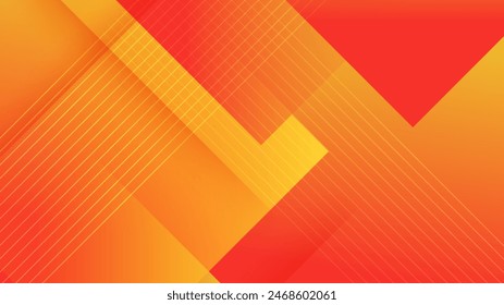 Yellow and orange vector abstract geometrical gradient shape modern background. Abstract gradient shapes background for presentation, business report, card, banner, poster