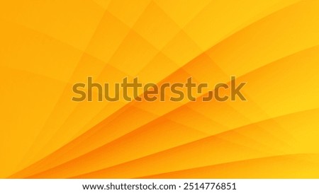 Yellow and orange vector modern abstract background with shapes