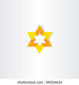 yellow orange vector star icon sign shape