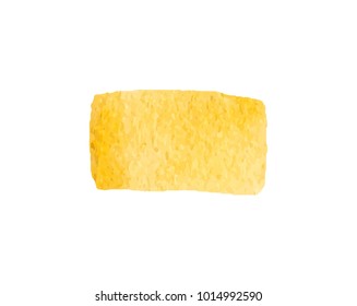 yellow orange watercolor vector background for text and logo, design tag, brand, web. colored like gold