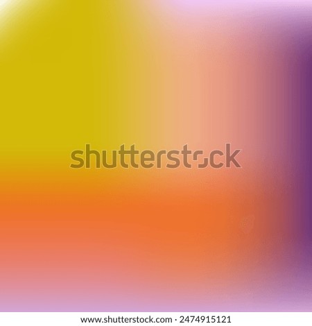 Yellow, orange, white, binge and plum color combination gradient background design vector illustration.