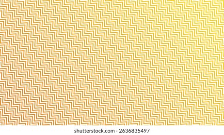 Yellow Orange Zig Zag Stripes Line Pattern Abstract Background