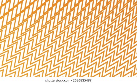 Yellow Orange Zig Zag Stripes Line Pattern Abstract Background