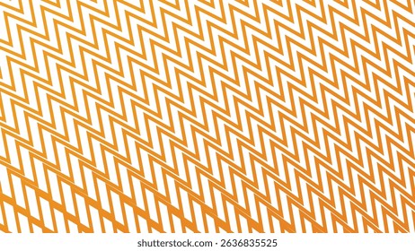 Yellow Orange Zig Zag Stripes Line Pattern Abstract Background