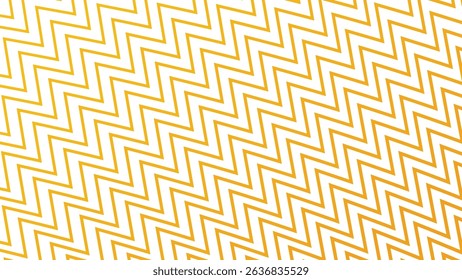 Yellow Orange Zig Zag Stripes Line Pattern Abstract Background