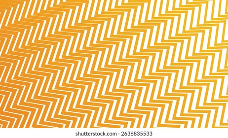Yellow Orange Zig Zag Stripes Line Pattern Abstract Background
