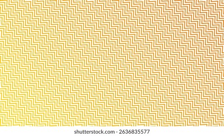 Yellow Orange Zig Zag Stripes Line Pattern Abstract Background