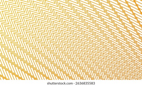 Yellow Orange Zig Zag Stripes Line Pattern Abstract Background