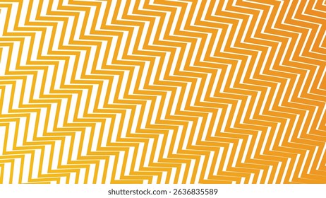 Yellow Orange Zig Zag Stripes Line Pattern Abstract Background
