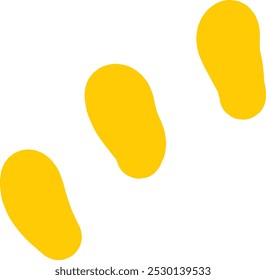 Conjunto de Iluminação de Rabisco Orgânico amarelo
