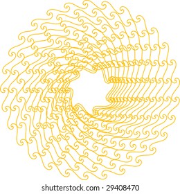 Yellow ornament