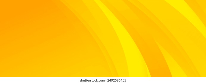 Yellow overlaping layers abstract background