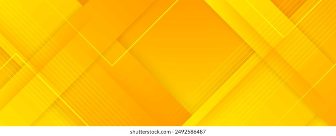Yellow overlaping layers abstract background