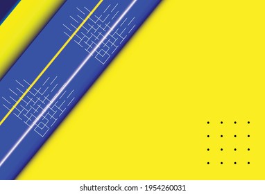 Yellow page vector background. Abstract isolated design with modern pattern for backdrop, book cover, banner, brochure and wallpaper