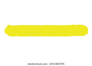 yellow paint roller brush modern textured banner brushes paint stripe creative artistic design element for designer tasks logo banner icon designer tasks vector