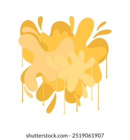 Yellow Paint Splash - Single Vector