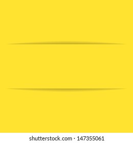 yellow paper label