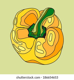 Yellow paprika