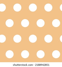 Yellow pastel seamless pattern background circle circumference simple textile design