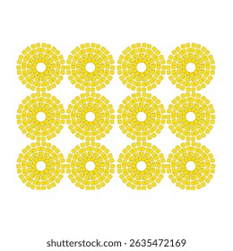 yellow pattern design, vector yellow art, pattern circlular