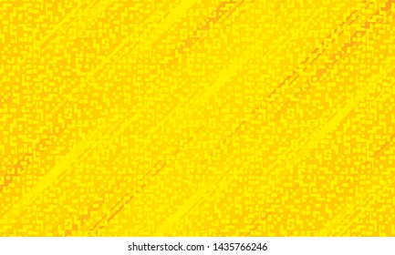 yellow pattern of geometric figures or blocks 