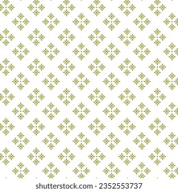 A yellow pattern on a white background