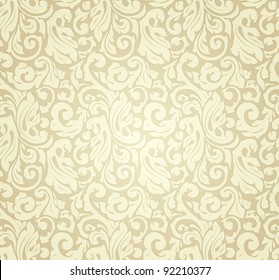 Yellow pattern seamless, vector