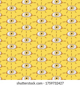 yellow pattern template vector design