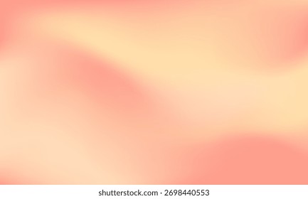 Fondo de melocotón amarillo. Gradiente cálido