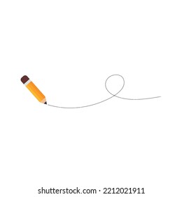 yellow pencil, school supplies, creativity, concept, education, design