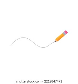 yellow pencil, school supplies, creativity, concept, education, design