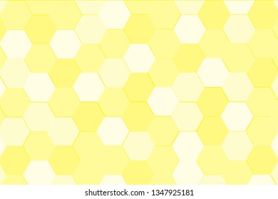 yellow Pentagon background